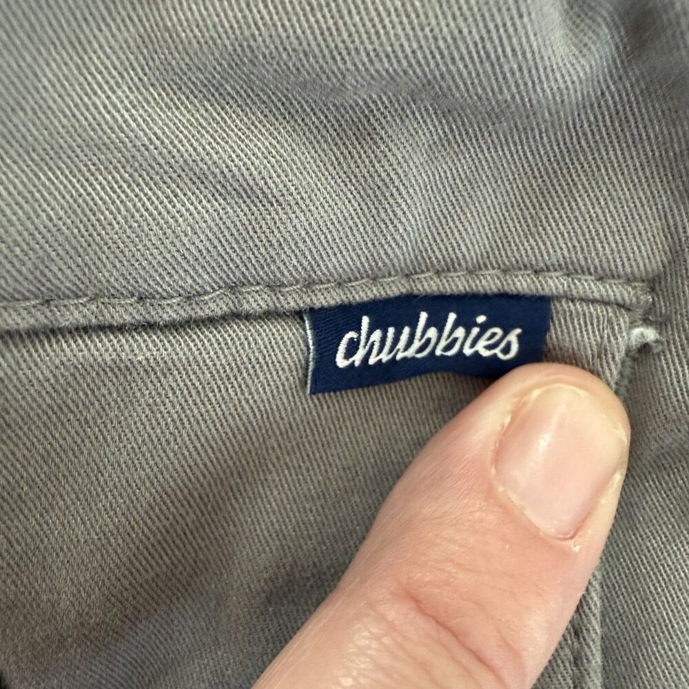chubbies gray 5.5” stretch chino shorts men’s xxl casual preppy

condition: good - Picture 5 of 7